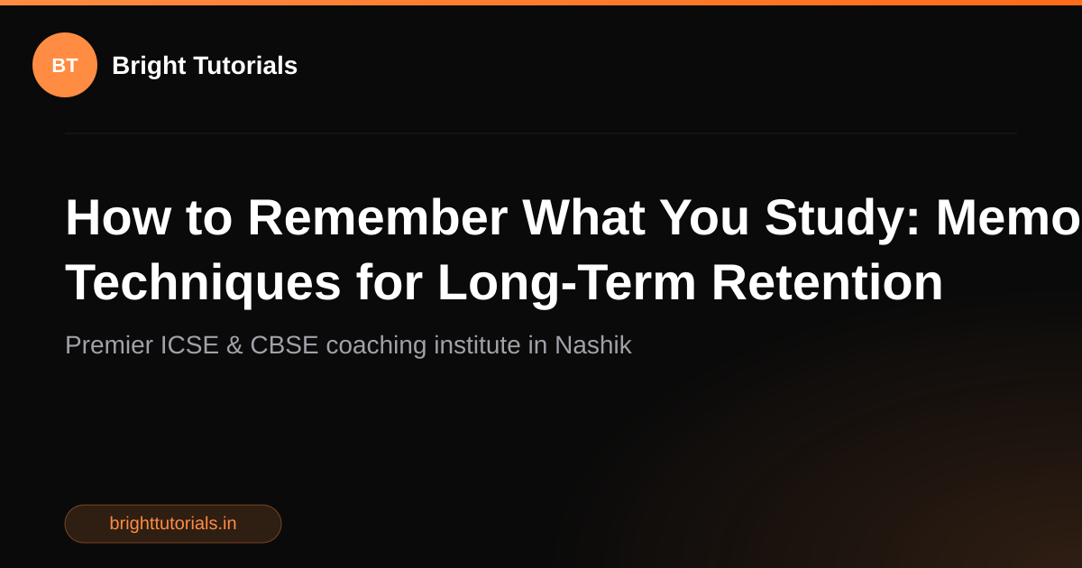 How to Remember What You Study: Memory Techniques for Long-Term ...
